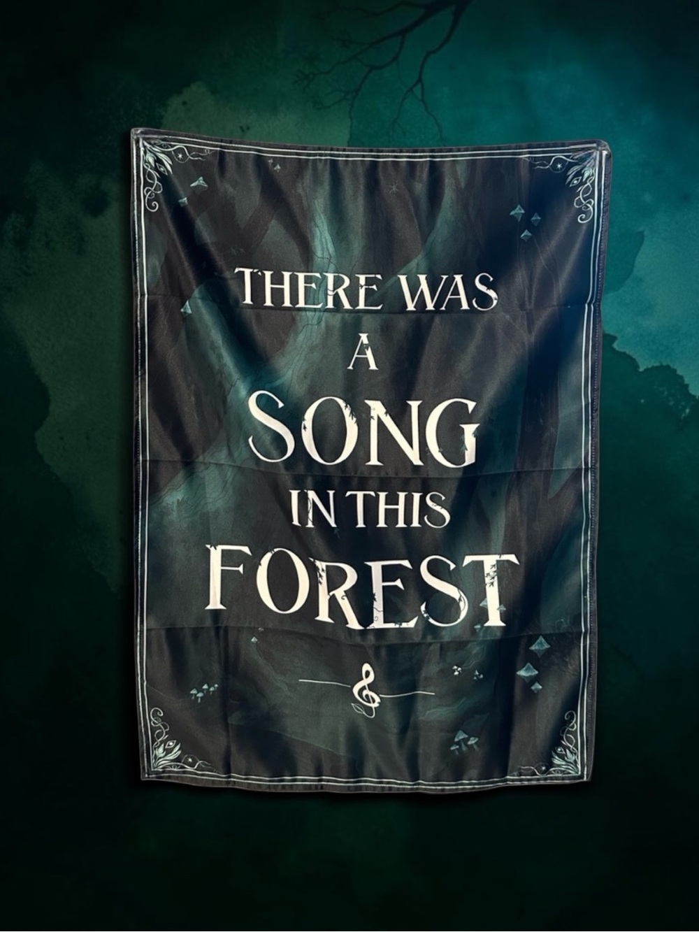 OwlCrate Uprooted Tapestry - There was a Song in This Forest Banner